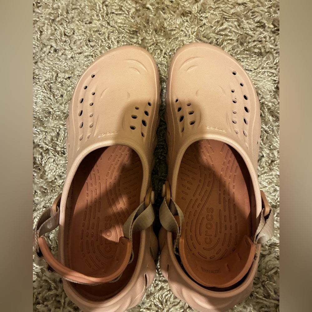 Blush Pink Crocs